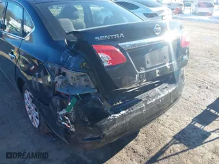 2014 Nissan Sentra SV with VIN 3N1AB7AP1EL658555, listed as a IAAI auction lot 41288954 with 195,203 mi miles. Bid and sale history available at carsss.com. Image 6.