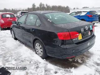 2014 Volkswagen Jetta Sedan S with VIN 3VW2K7AJ1EM217710, listed as a IAAI auction lot 41660771 with 73,680 mi miles. Bid and sale history available at carsss.com. Image 3.