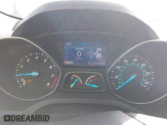 2014 Ford Escape SE with VIN 1FMCU0GXXEUC51060, listed as a IAAI auction lot 41814380 with 155,233 mi miles. Bid and sale history available at carsss.com. Image 7.