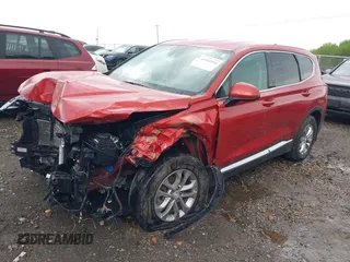 2020 Hyundai Santa Fe SEL with VIN 5NMS3CAD0LH236168, listed as a IAAI auction lot 41955594 with 55,166 mi miles. Bid and sale history available at carsss.com. Image 18.