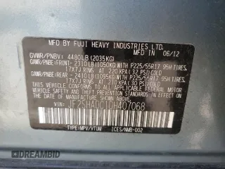 2013 Subaru Forester 2.5X Premium with VIN JF2SHADC1DH407068, listed as a Copart auction lot 52124975 with 134,508 mi miles and Salvage Title. Bid and sale history available at carsss.com. Image 14.