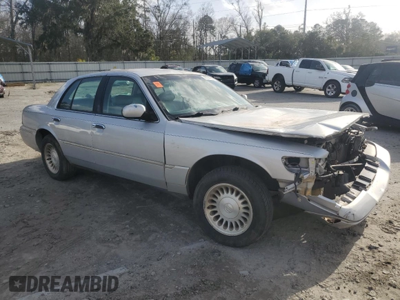 2002 Mercury Grand Marquis LS Premium with VIN 2MEFM75W62X642522, listed as a Copart auction lot 47744225 with 118,318 mi miles and Salvage Title. Bid and sale history available at DreamBid. Image 4.