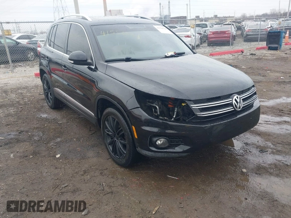 2012 Volkswagen Tiguan SE with VIN WVGAV7AX0CW602713, listed as a IAAI auction lot 41558520 with 95,678 mi miles and . Bid and sale history available at DreamBid. Image 6.