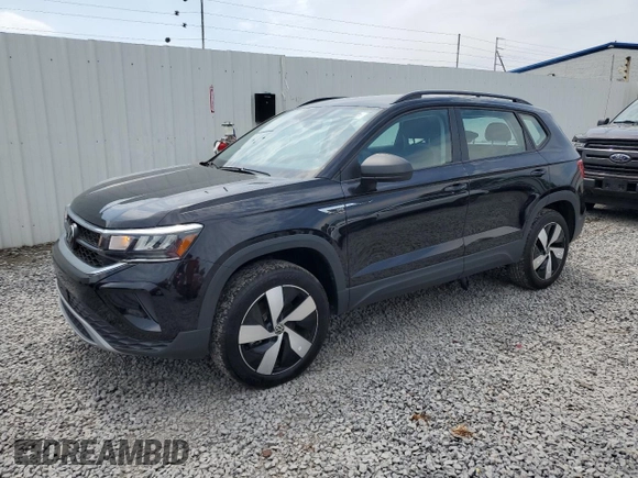 2024 Volkswagen Taos S с VIN 3VV8X7B24RM095647, выставлен на аукционе Copart как лот 61151435 с пробегом 4 618 миль миль и Списание • Salvage title. История ставок и продаж доступна на DreamBid. Изображение 1.