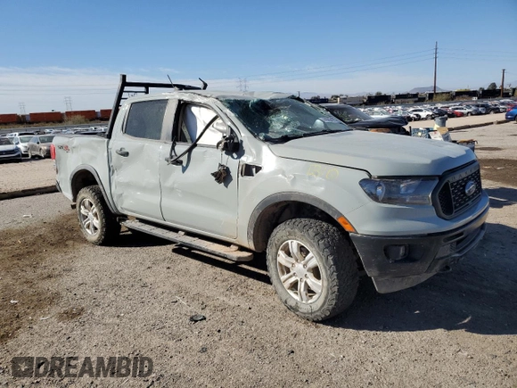 2021 Ford Ranger XL with VIN 1FTER4FH7MLD88199, listed as a Copart auction lot 44986435 with 38,262 mi miles and Salvage Title. Bid and sale history available at DreamBid. Image 4.