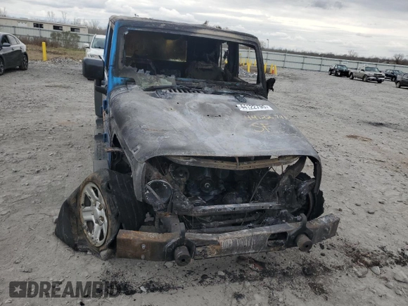 2015 Jeep Wrangler Unlimited Sport RHD with VIN 1C4BJWKG4FL669351, listed as a Copart auction lot 44122795 with Not provided miles and Non repairable. Bid and sale history available at DreamBid. Image 5.
