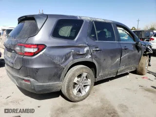 2024 Honda Pilot EX-L 8 Passenger with VIN 5FNYG2H44RB000244, listed as a Copart auction lot 48798865 with 16,179 mi miles and Salvage Title. Bid and sale history available at carsss.com. Image 3.