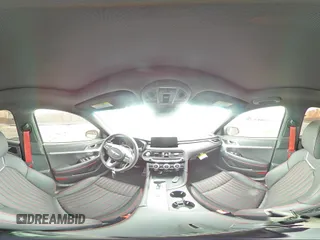 2023 Genesis G70 3.3T with VIN KMTG54TE4PU135081, listed as a Copart auction lot 55341144 with 3,637 mi miles and Salvage Title. Bid and sale history available at carsss.com. Image 12.