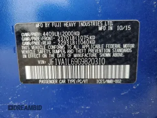2016 Subaru WRX Limited with VIN JF1VA1L69G9820310, listed as a Copart auction lot 88499545 with 101,411 mi miles and Salvage Title. Bid and sale history available at carsss.com. Image 14.