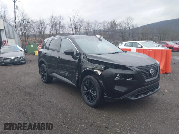 2023 Nissan Rogue SV with VIN JN8BT3BB0PW208441, listed as a IAAI auction lot 41664622 with 42,826 mi miles. Bid and sale history available at carsss.com. Image 6.