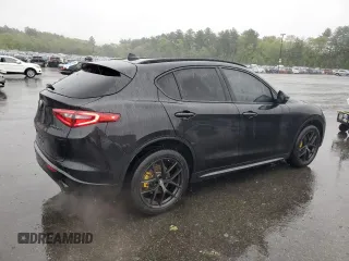 2020 Alfa Romeo Stelvio Ti z VIN ZASPAKBN9L7C94128, wystawiony jako Copart lot #56129775 z przebiegiem 54 042 mil mil oraz Szkody całkowita. Historia ofert i sprzedaży dostępna na DreamBid. Obrazek 3.