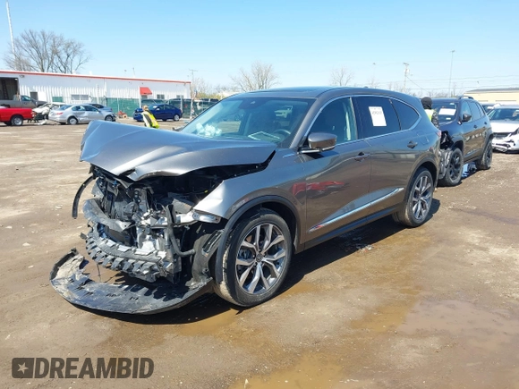 2024 Acura MDX w/Technology Package with VIN 5J8YE1H47RL005369, listed as a IAAI auction lot 41982915 with 17,307 mi miles. Bid and sale history available at carsss.com. Image 18.