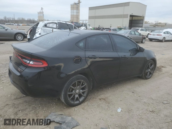 2013 Dodge Dart SXT with VIN 1C3CDFBH2DD133434, listed as a Copart auction lot 80147064 with 141,678 mi miles and Clean Title. Bid and sale history available at carsss.com. Image 3.