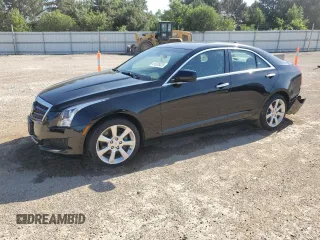 2014 Cadillac ATS Standard AWD with VIN 1G6AG5RX4E0118852, listed as a Copart auction lot 61828425 with 64,471 mi miles and Salvage title. Bid and sale history available at DreamBid. Image 1.