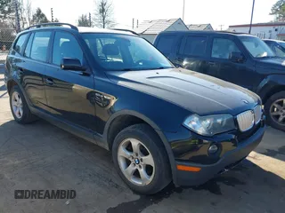 2008 BMW X3 3.0si with VIN WBXPC93468WJ24116, listed as a IAAI auction lot 41654364 with 177,610 mi miles and . Bid and sale history available at DreamBid. Image 1.