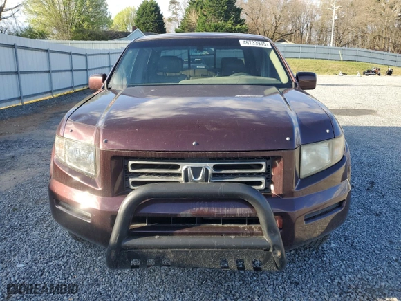 2007 Honda Ridgeline RTL w/Leather with VIN 2HJYK16507H516849, listed as a Copart auction lot 46733975 with 229,097 mi miles and Clean Title. Bid and sale history available at carsss.com. Image 5.