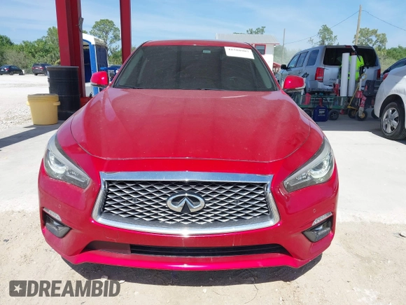 2022 Infiniti Q50 Luxe z VIN JN1EV7BP0NM310534, wystawiony jako IAAI lot #41588987 z przebiegiem 50 949 mil mil oraz . Historia ofert i sprzedaży dostępna na DreamBid. Obrazek 13.