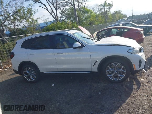 2024 BMW X3 sDrive30i with VIN WBX47DP0XRN314770, listed as a IAAI auction lot 41621356 with 1,885 mi miles and . Bid and sale history available at DreamBid. Image 14.