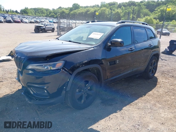 2019 Jeep Cherokee Latitude Plus with VIN 1C4PJMLB3KD375361, listed as a IAAI auction lot 42654334 with 84,373 mi miles and . Bid and sale history available at DreamBid. Image 2.