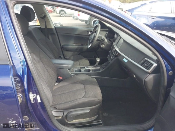 2019 Kia Optima S with VIN 5XXGT4L38KG375025, listed as a IAAI auction lot 41725155 with 65,053 mi miles. Bid and sale history available at carsss.com. Image 5.