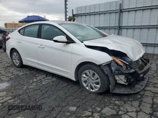 2019 Hyundai Elantra SE with VIN 5NPD74LF3KH470727, listed as a Copart auction lot 55707545 with 45,154 mi miles and Clean Title. Bid and sale history available at DreamBid. Image 4.