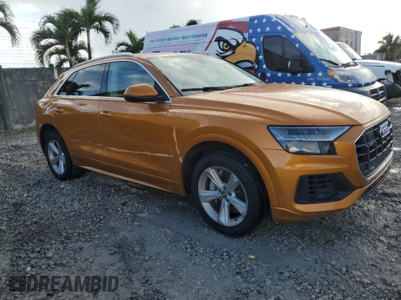 2019 Audi Q8 Premium Plus z VIN WA1BVAF1XKD013117, wystawiony jako Copart lot #78453904 z przebiegiem Nie podano mil oraz Nie do naprawy • Non repairable. Historia ofert i sprzedaży dostępna na DreamBid. Obrazek 4.