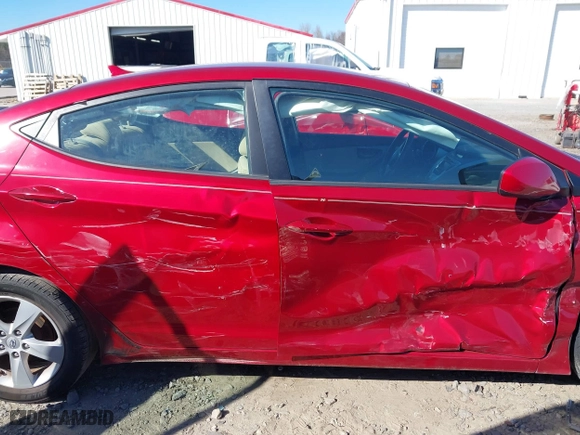2012 Hyundai Elantra GLS with VIN KMHDH4AE8CU417385, listed as a IAAI auction lot 41866598 with 131,355 mi miles. Bid and sale history available at carsss.com. Image 13.