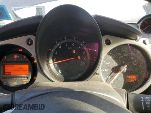 2017 Nissan 370Z with VIN JN1AZ4EH6HM950869, listed as a Copart auction lot 88135585 with 46,666 mi miles and Salvage Title. Bid and sale history available at DreamBid. Image 9.