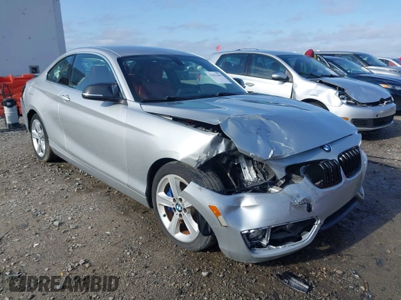 2016 BMW 2 Series 228i with VIN WBA1F9C58GV546490, listed as a IAAI auction lot 41811819 with 69,434 mi miles. Bid and sale history available at carsss.com. Image 1.