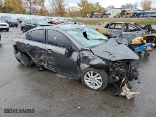 2012 Mazda Mazda3 i Touring with VIN JM1BL1VG9C1505853, listed as a Copart auction lot 77188584 with 0 mi miles and Salvage Title. Bid and sale history available at carsss.com. Image 4.