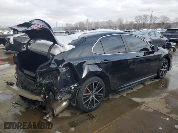 2021 Toyota Camry SE Nightshade with VIN 4T1G11AK4MU573107, listed as a Copart auction lot 45020185 with 80,770 mi miles and Salvage Title. Bid and sale history available at carsss.com. Image 3.