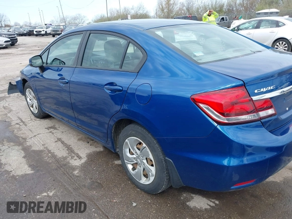 2013 Honda Civic LX with VIN 2HGFB2F57DH592390, listed as a IAAI auction lot 41946592 with 157,314 mi miles and . Bid and sale history available at DreamBid. Image 15.