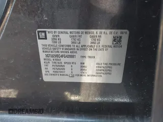 2015 GMC Sierra 1500 SLT with VIN 3GTU2VEC4FG428881, listed as a IAAI auction lot 41779451 with 150,115 mi miles and . Bid and sale history available at DreamBid. Image 9.