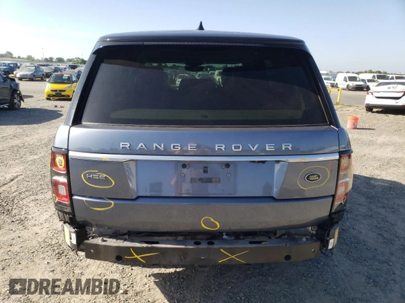 2018 Land Rover Range Rover HSE с VIN SALGS2SV6JA394475, выставлен на аукционе Copart как лот 56339855 с пробегом 75 224 миль миль и На запчасти • Non repairable. История ставок и продаж доступна на DreamBid. Изображение 6.