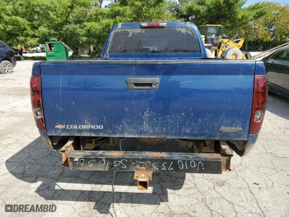 2005 Chevrolet Colorado Z85 with VIN 1GCDT198358192904, listed as a Copart auction lot 67827074 with 0 mi miles and Salvage Title. Bid and sale history available at carsss.com. Image 6.