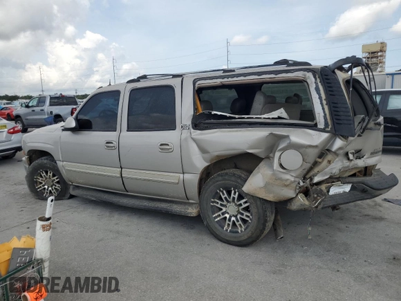 2005 Chevrolet Suburban LT z VIN 1GNEC16Z25J146045, wystawiony jako Copart lot #58289475 z przebiegiem Nie podano mil oraz Szkoda całkowita • Salvage title. Historia ofert i sprzedaży dostępna na DreamBid. Obrazek 2.