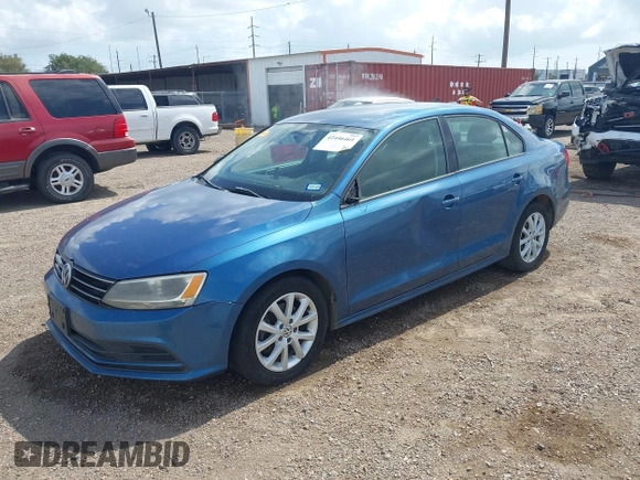 2015 Volkswagen Jetta SE z VIN 3VWD17AJ0FM301191, wystawiony jako IAAI lot #42446461 z przebiegiem 162 000 mil mil oraz . Historia ofert i sprzedaży dostępna na DreamBid. Obrazek 2.