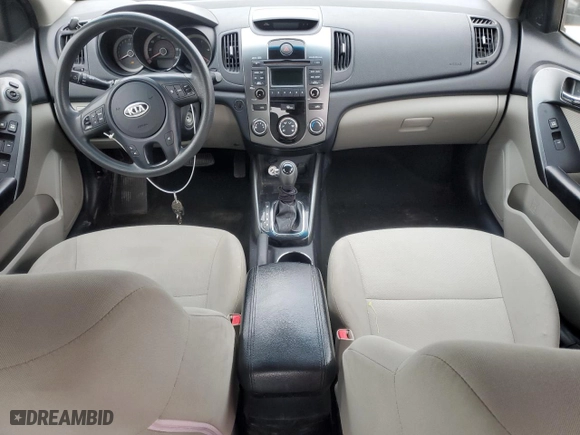 2013 Kia Forte EX with VIN KNAFU4A25D5700818, listed as a Copart auction lot 46406445 with NaN miles and Salvage Title. Bid and sale history available at carsss.com. Image 8.