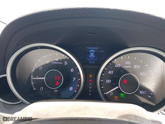2010 Acura ZDX Tech Pkg with VIN 2HNYB1H48AH501364, listed as a IAAI auction lot 41881158 with 160,937 mi miles. Bid and sale history available at carsss.com. Image 7.