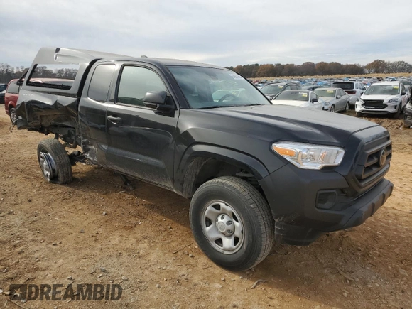 2023 Toyota Tacoma SR with VIN 3TYSX5EN2PT017593, listed as a Copart auction lot 84904364 with 20,226 mi miles and Salvage title. Bid and sale history available at DreamBid. Image 4.