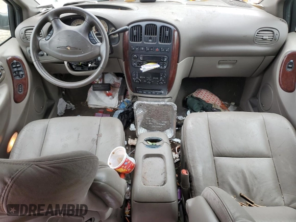 2001 Chrysler Town & Country Limited with VIN 2C8GP64L51R208544, listed as a Copart auction lot 53627495 with 0 mi miles and Salvage Title. Bid and sale history available at carsss.com. Image 8.