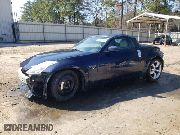 2008 Nissan 350Z Enthusiast with VIN JN1BZ36A98M851592, listed as a Copart auction lot 81603844 with 62,014 mi miles and Salvage Title. Bid and sale history available at DreamBid. Image 1.