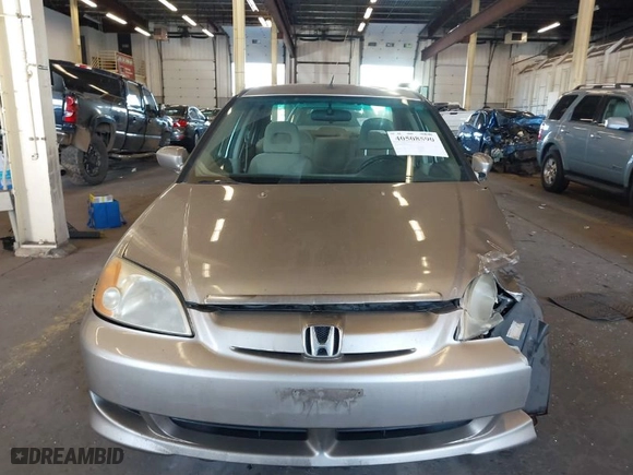 2003 Honda Civic Hybrid with VIN JHMES95613S031198, listed as a IAAI auction lot 40508590 with 276,815 mi miles. Bid and sale history available at carsss.com. Image 12.