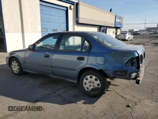 1998 Honda Civic DX with VIN 2HGEJ6624WH621150, listed as a Copart auction lot 73565894 with 104,086 mi miles and Salvage Title. Bid and sale history available at carsss.com. Image 2.