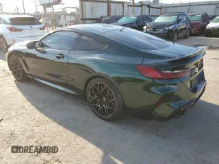 2020 BMW M8 with VIN WBSAE0C08LCD01468, listed as a Copart auction lot 50227115 with 48,829 mi miles and Clean Title. Bid and sale history available at carsss.com. Image 2.