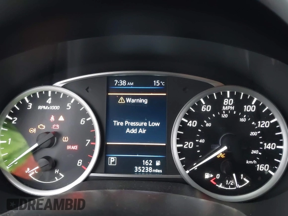 2019 Nissan Sentra S with VIN 3N1AB7AP5KY406158, listed as a IAAI auction lot 42024036 with 35,238 mi miles and . Bid and sale history available at DreamBid. Image 7.