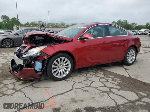 2012 Buick Regal with VIN 2G4GR5EK9C9186820, listed as a Copart auction lot 56824975 with 70,113 mi miles and Salvage title. Bid and sale history available at DreamBid. Image 1.