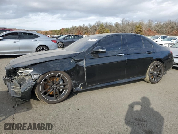 2023 Mercedes-Benz E 53 AMG with VIN W1KZF6BB7PB100429, listed as a Copart auction lot 76947544 with 12,087 mi miles and Salvage Title. Bid and sale history available at DreamBid. Image 1.