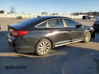 2016 Hyundai Sonata Sport with VIN 5NPE34AF9GH312113, listed as a Copart auction lot 45644445 with 260,420 mi miles and Salvage Title. Bid and sale history available at DreamBid. Image 3.