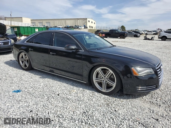 2013 Audi A8 3.0L с VIN WAUAGAFDXDN003929, выставлен на аукционе Copart как лот 44928465 с пробегом 186 921 миль миль и Списание • Salvage title. История ставок и продаж доступна на DreamBid. Изображение 4.